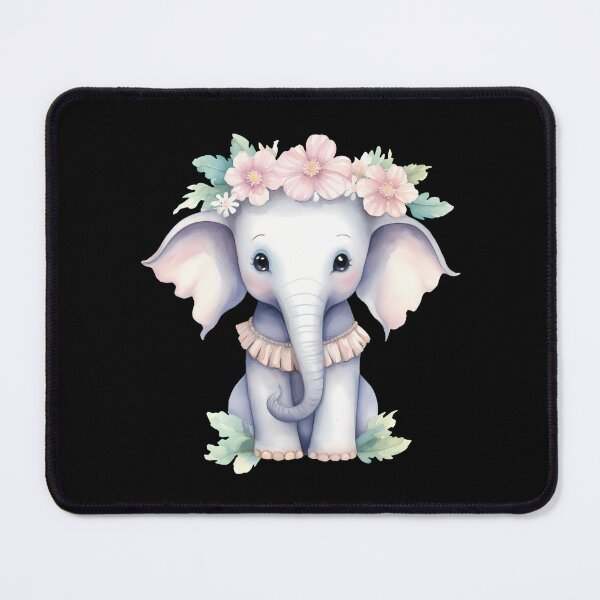 Item preview, Flower Elephant designed and sold by ElephantVibes.