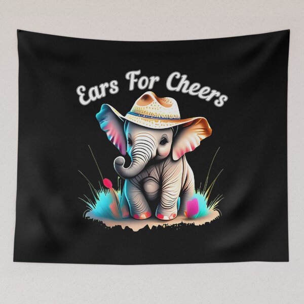 Item preview, Ears For Cheers. surreal elephant designed and sold by ElephantVibes.