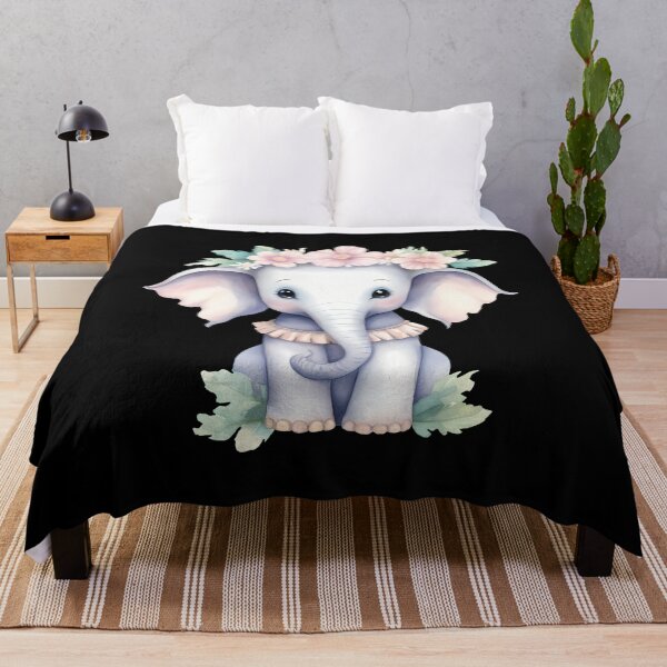 Item preview, Flower Elephant designed and sold by ElephantVibes.