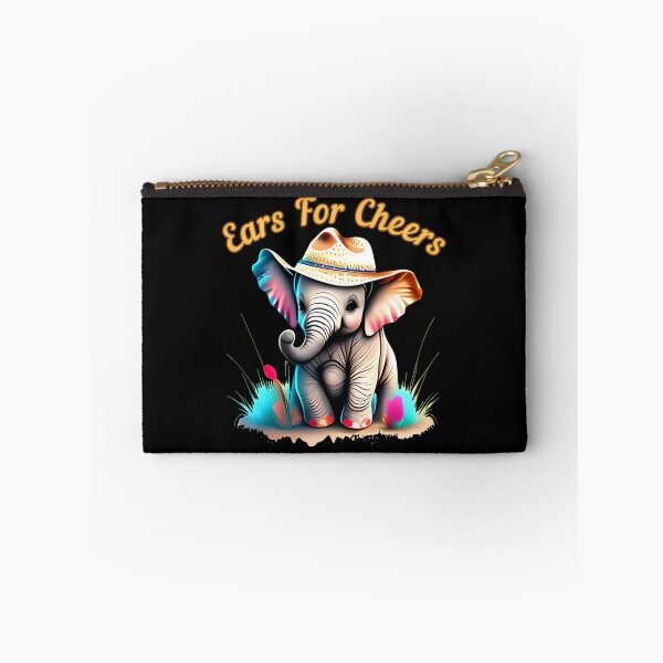 Item preview, Ears For Cheers. watercolor elephant designed and sold by ElephantVibes.