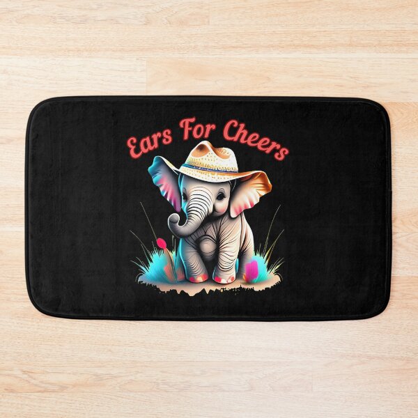 Item preview, Ears For Cheers. happy elephant designed and sold by ElephantVibes.