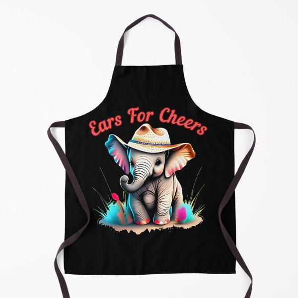 Item preview, Ears For Cheers. happy elephant designed and sold by ElephantVibes.
