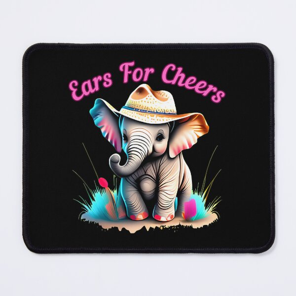 Item preview, Ears For Cheers. elephant saying designed and sold by ElephantVibes.