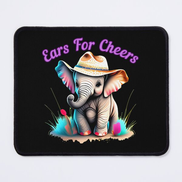 Item preview, Ears For Cheers. elephant quote designed and sold by ElephantVibes.