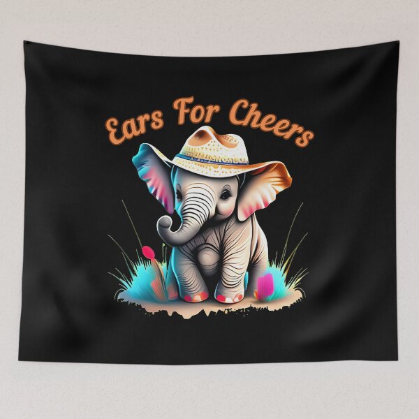 Item preview, Ears For Cheers. Flower elephant designed and sold by ElephantVibes.