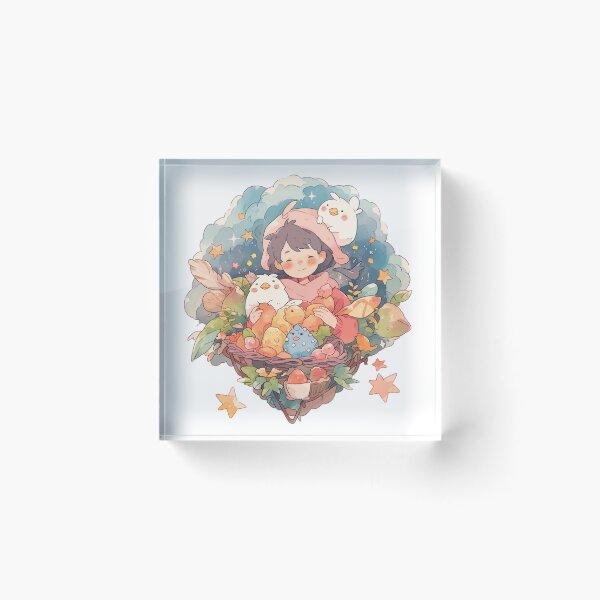 Item preview, Anime character screens designed and sold by Stickermagician.
