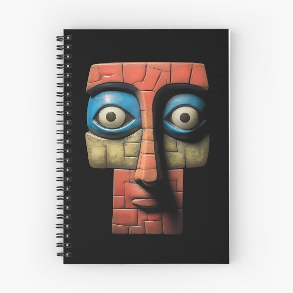 Item preview, Surreal Puzzle Cubic Human Head - Modern Abstract Art designed and sold by MadeByRobots.