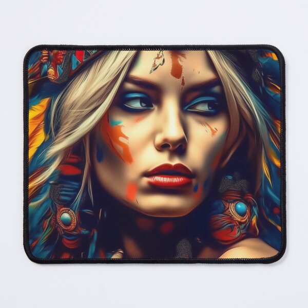 Item preview, Female Theme Art About Women Original Artwork Her Ancestor Tribal Fashion B191-2 designed and sold by MPCFICTION.