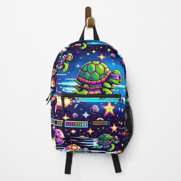 Item preview, Pixel Space Turtles Arcade Odyssey designed and sold by inkArtistryfine.