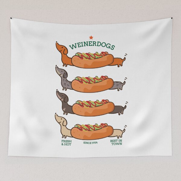 Item preview, Weinerdogs designed and sold by chillaxcats.