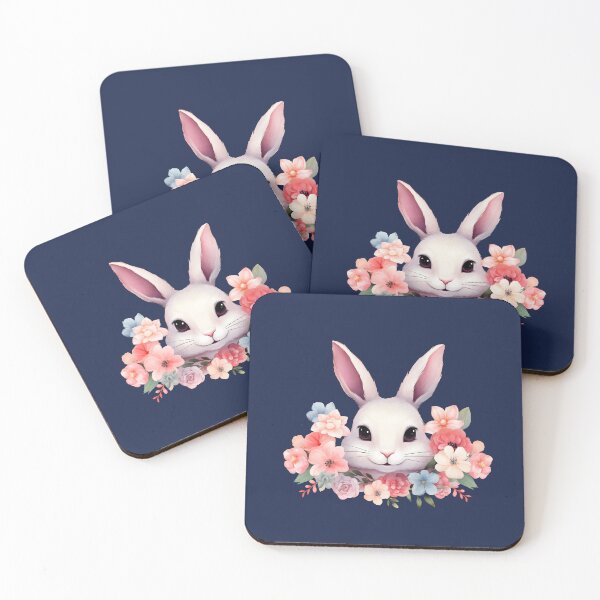 Item preview, Blossoming Bunny: A Rabbit Amongst a Garden of Colors designed and sold by unimuse.