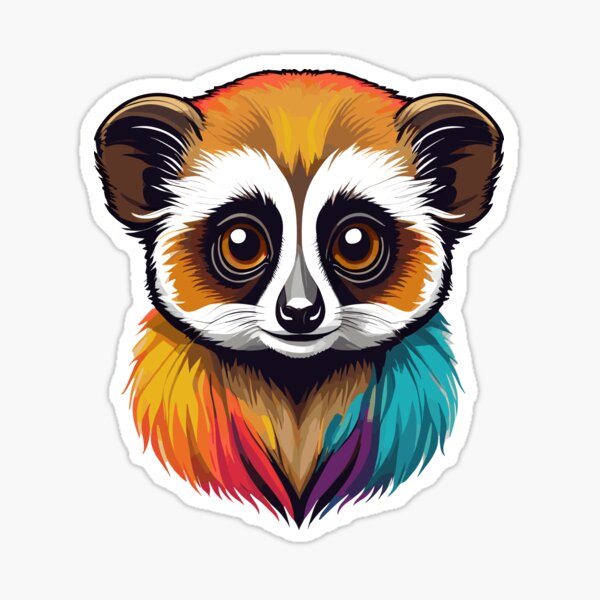 Moth Sticker – Slow Loris