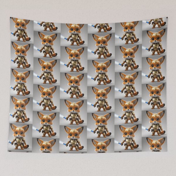 Item preview, Robot Fox is training to fight. designed and sold by BotunPeony.