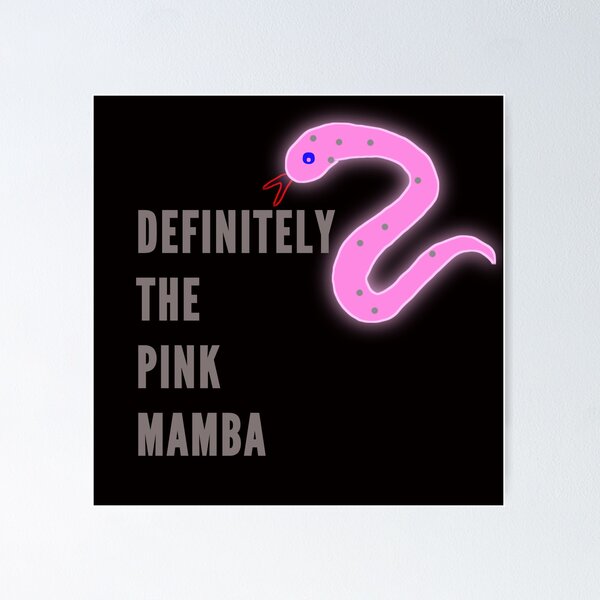 Item preview, Pink Mamba Snake designed and sold by AWADHESH  CHAURASIA.