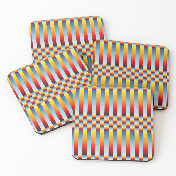 Item preview, Fire and Snow (Checkers and Stipes)  designed and sold by AquaJuan.