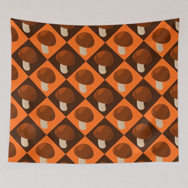 Item preview, Brown Mushroom Pattern designed and sold by korn2475.