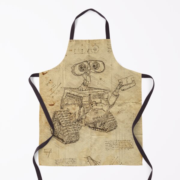 Item preview, Wall-e illustration in Leonardo Da Vinci style designed and sold by Jerhus.