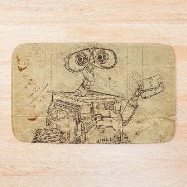 Item preview, Wall-e illustration in Leonardo Da Vinci style designed and sold by Jerhus.