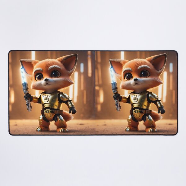 Item preview, Robot Fox is training to fight. designed and sold by BotunPeony.