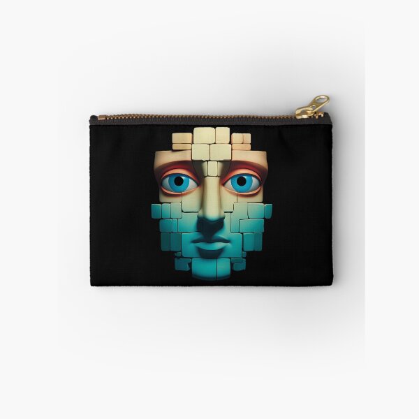 Item preview, Surreal Puzzle Cubic  Human Head - Cube Modern Abstract Art Expression designed and sold by MadeByRobots.