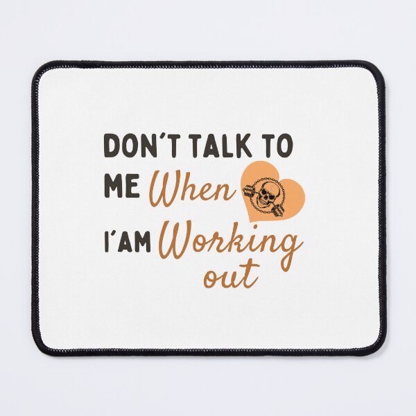 Item preview, Don't talk to me i'm working out | gym gifts | musculation designed and sold by store7azzouzi.