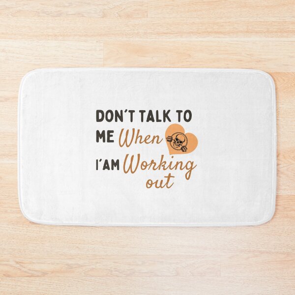 Item preview,   Don't talk to me i'm working out | gym gifts | musculation  designed and sold by store7azzouzi.
