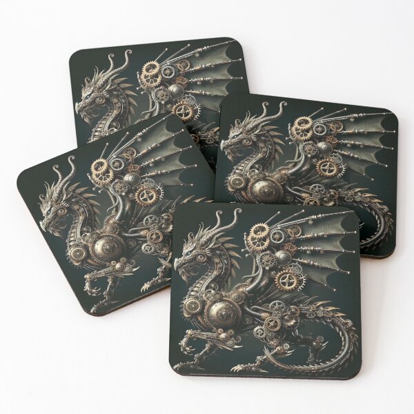 Item preview, "Mechanical Majesty: The Steampunk Dragon" designed and sold by APARTAI EU.