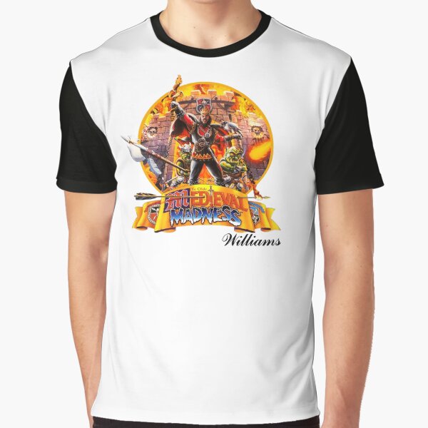 Vista previa del artículo con la obra «PInball de locura medieval», diseñado y vendido por Lefanstouf.