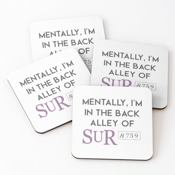 Item preview, Mentally I'm In The Back Alley Of Sur Vander Vanderpump Rules designed and sold by silverhexagon.