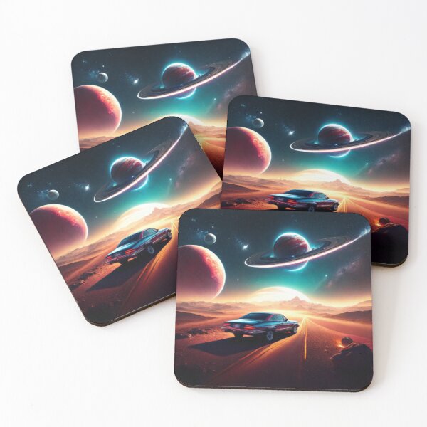Item preview, Interplanetary 80s Car Space Age designed and sold by vuslatmedia.
