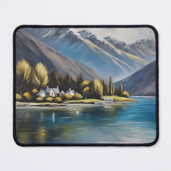 Item preview, Oil-Painted Tranquility in Queenstown designed and sold by colorvisionart.