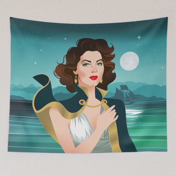 Item preview, Ava and the Flying Dutchman designed and sold by AleMogolloArt.