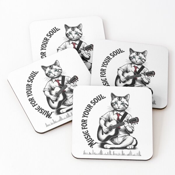 Item preview, Between meows and chords: The fascinating life of music-loving cats designed and sold by Artedig.