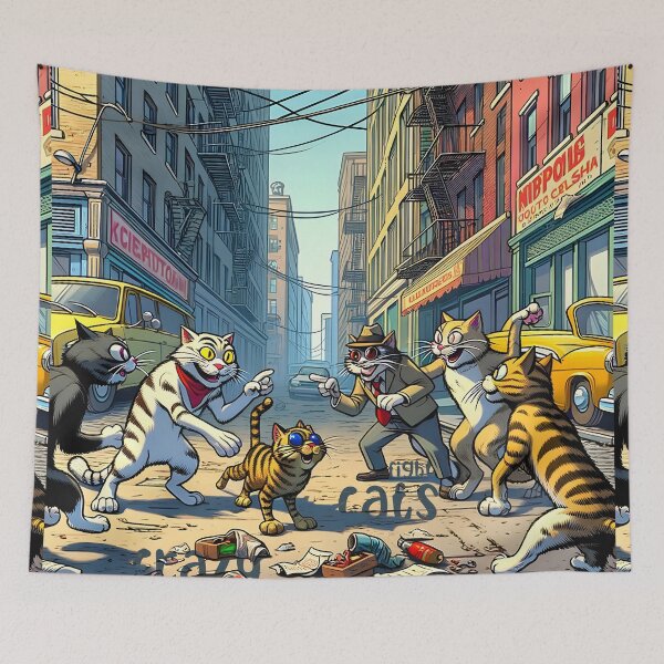 Item preview, Alley Cats' Urban Dance-Off designed and sold by inkArtistryfine.