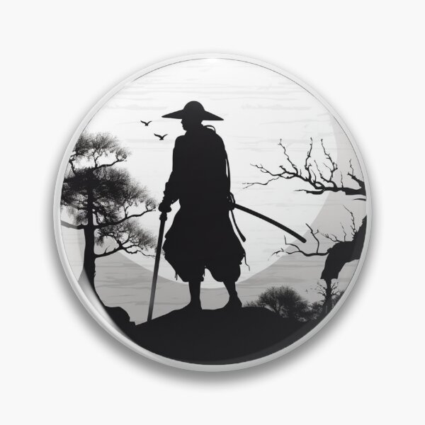 Artikelvorschau, Schatten Samurai entworfen und verkauft von Stickermagician.