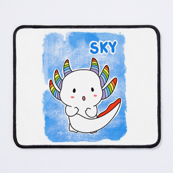Item preview, Haato the Gang of Salamander:Sky- Adorable rainbow Axolotl designed and sold by lazycat14.