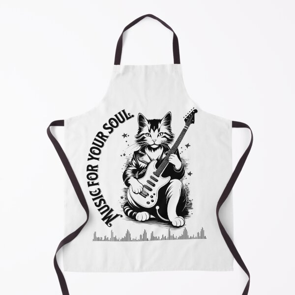 Item preview, Cat with rhythm: The unique connection between felines and guitars designed and sold by Artedig.