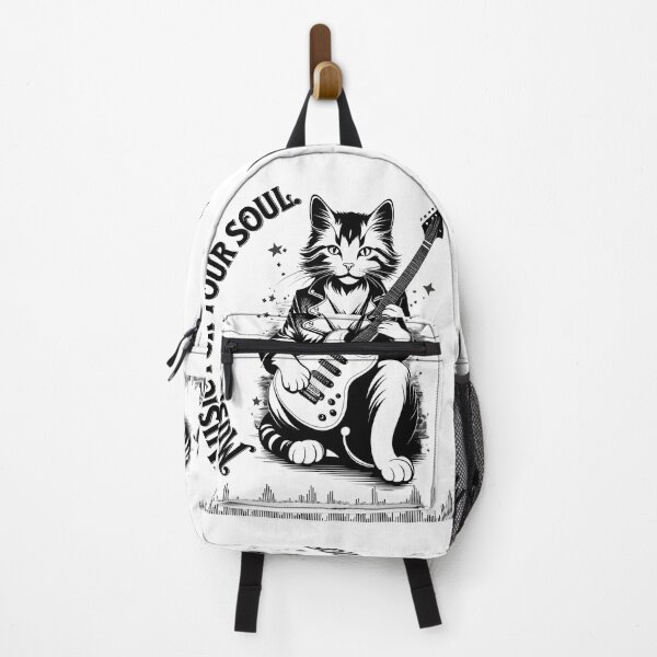 Item preview, Cat with rhythm: The unique connection between felines and guitars designed and sold by Artedig.