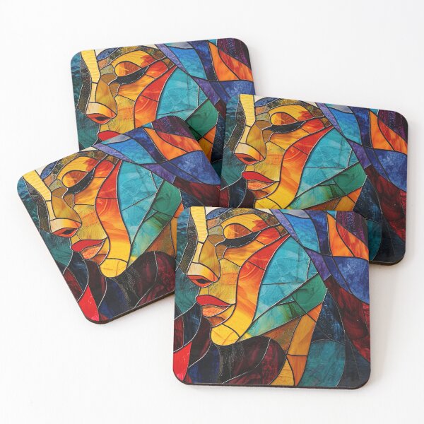 Item preview, Splendid Visage Uplifted in Glass Glow designed and sold by Retro Type.
