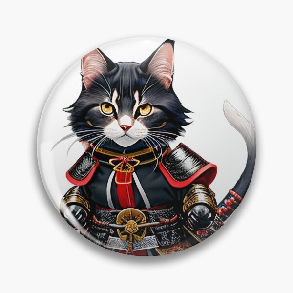 Item preview, SamuPaws: The Feline Samurai designed and sold by PhoenixDigitArt.