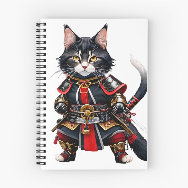 Item preview, SamuPaws: The Feline Samurai designed and sold by PhoenixDigitArt.