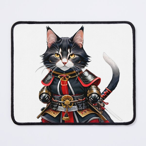 Item preview, SamuPaws: The Feline Samurai designed and sold by PhoenixDigitArt.