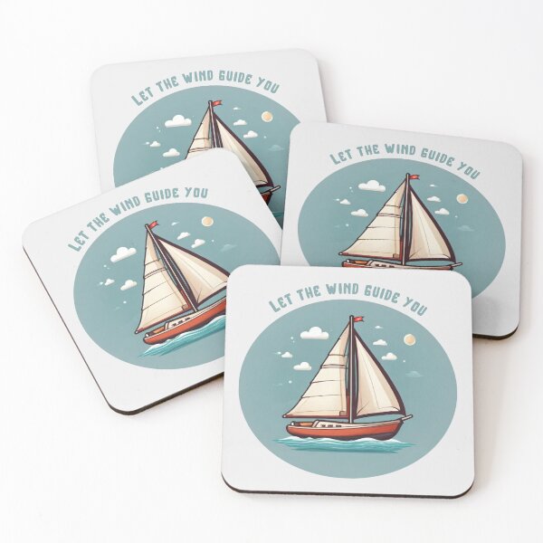 Artikelvorschau, Let the Wind Guide You Seaside Serenity: Sailboat entworfen und verkauft von SashinkaShop.