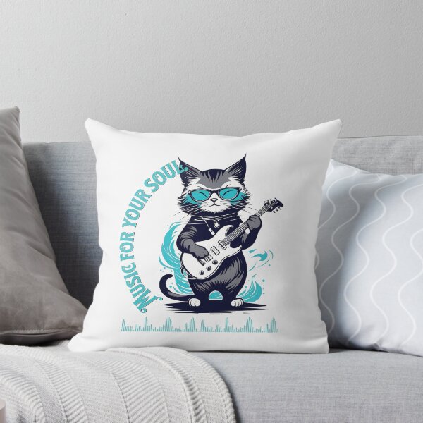 Item preview, Cat artists: Discover the sweet serenade of the prodigy cat with guitar designed and sold by Artedig.