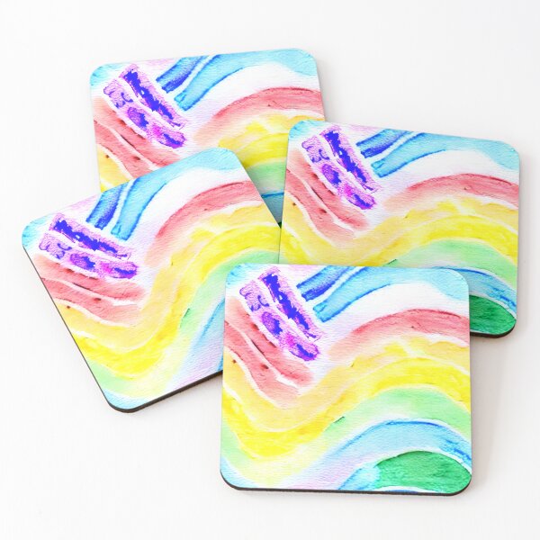Item preview, Abstract Rainbow Watercolor designed and sold by anaraee.