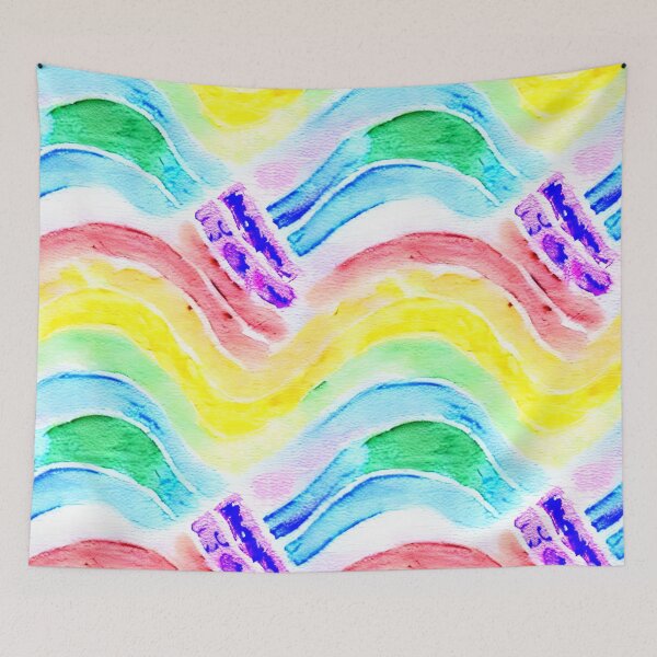 Item preview, Abstract Rainbow Watercolor designed and sold by anaraee.