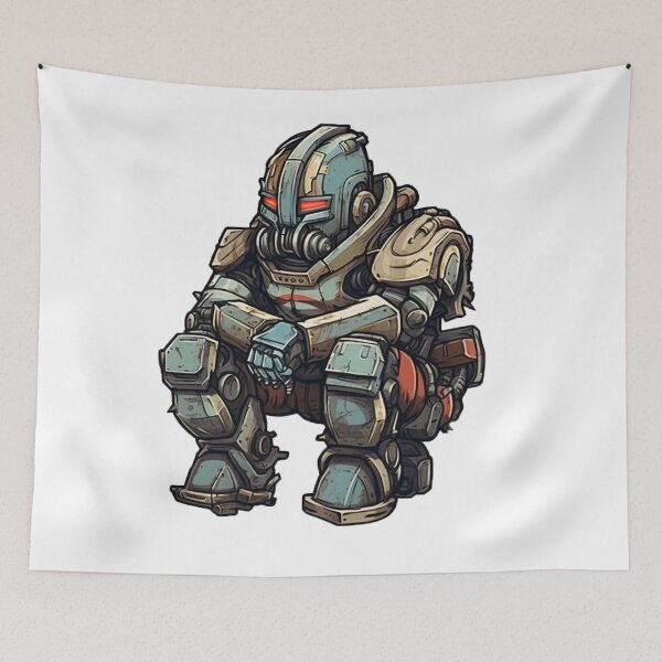 Item preview, Mech warrior designed and sold by Stickermagician.