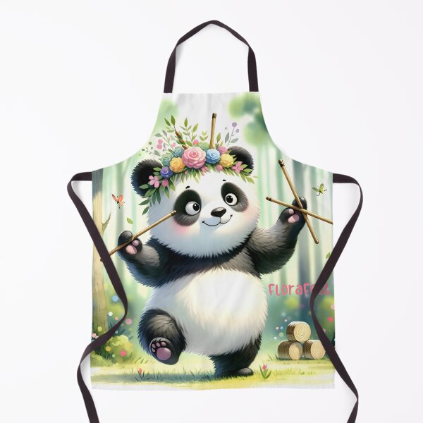 Item preview, Enchanted Forest Panda Maestro designed and sold by inkArtistryfine.