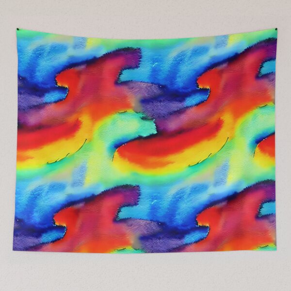 Item preview, Abstract Rainbow Watercolor designed and sold by anaraee.