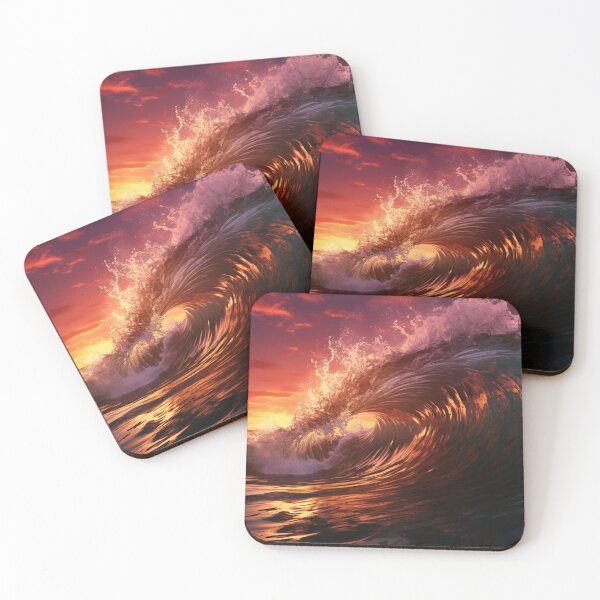 Item preview, sea wave sunset digital art hope dream free designed and sold by UILOVE.